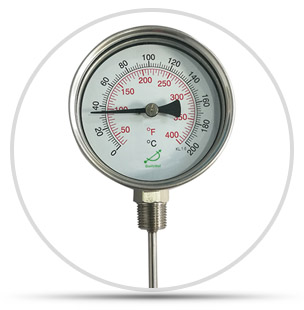 高殼徑向型可拆上蓋圈雙金屬溫度計 型號:I400B 高殼徑向型可拆上蓋圈雙金屬溫度計 型號:I400B