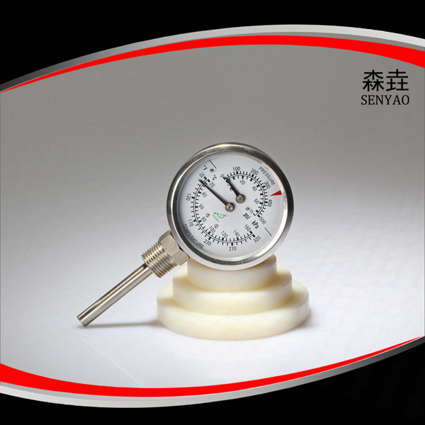 溫度壓力一體表 型號:WHT-7S 溫度壓力一體表 型號:WHT-7S