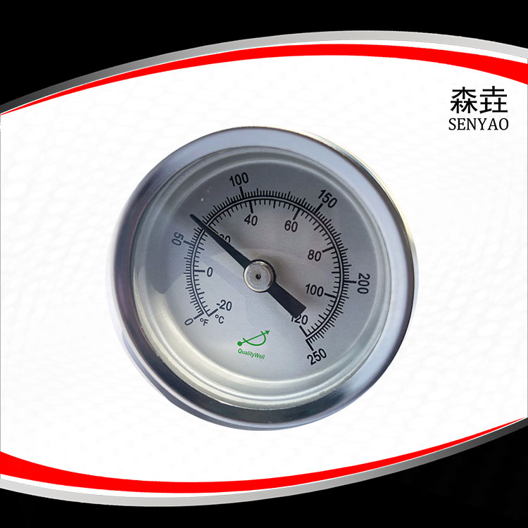 40mm壓邊軸向溫度計 型號:T153P 40mm壓邊軸向溫度計 型號:T153P