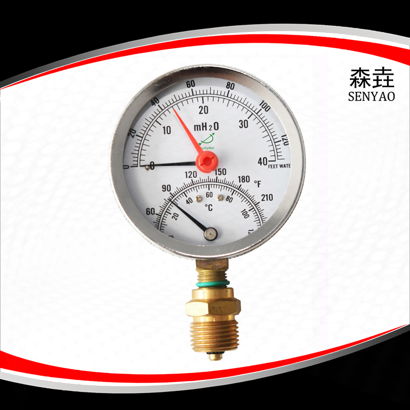 溫度壓力一體表 型號:WHT-20I 溫度壓力一體表 型號:WHT-20I