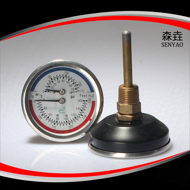 溫度壓力一體表 型號(hào):WHT-6 溫度壓力一體表 型號(hào):WHT-6